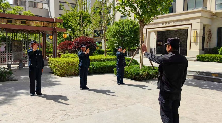 強(qiáng)理論根基 練實(shí)戰(zhàn)精兵——甘肅嘉盛物業(yè)備戰(zhàn)首屆秩序維護(hù)員技能大比武